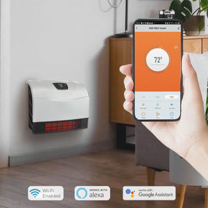 Phoenix Wi-FI heater can be controlled directly on your phone.