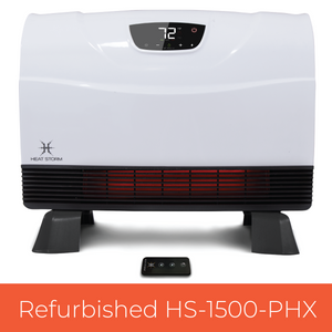 Heat Storm refurbished Infrared indoor Pheonix space heater. 1500 watt space heater.