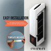 Easy installation. WX-Wi-FI heaters are easy to mount with the included mounting template. 