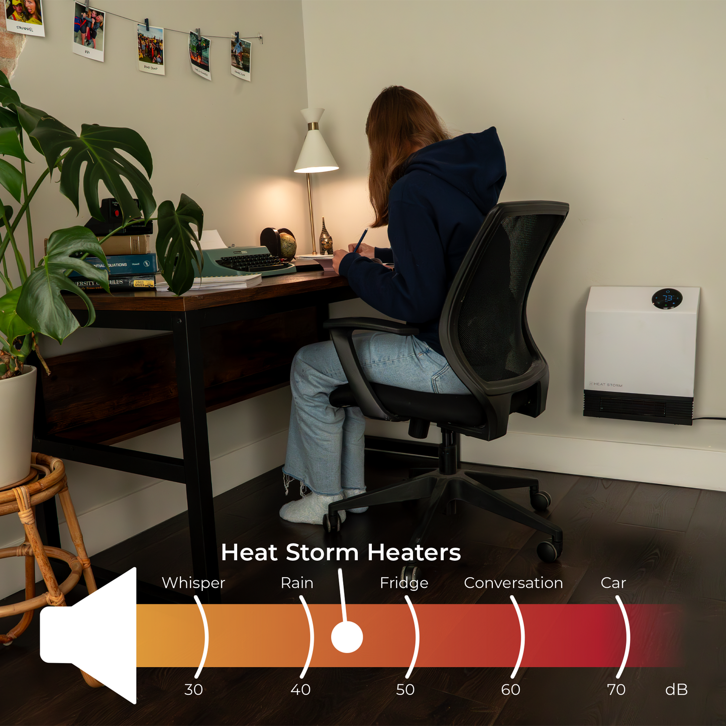 Wall heater with Wi-Fi