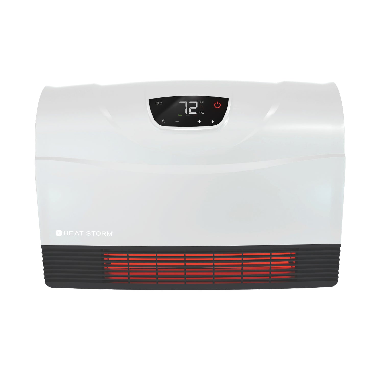 Pheonix Wi-Fi heater front view with digital display