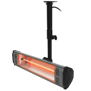 Outdoor tradesman infrared space heater ceiling mount combo.